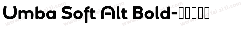 Umba Soft Alt Bold字体转换